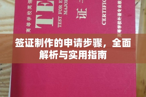 商洛签证制作的申请步骤，全面解析与实用指南