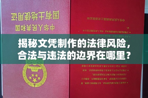 商洛揭秘文凭制作的法律风险，合法与违法的边界在哪里？