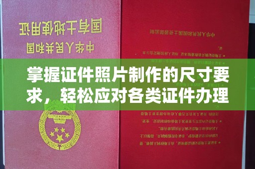商洛掌握证件照片制作的尺寸要求，轻松应对各类证件办理