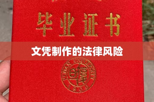 商洛文凭制作的法律风险