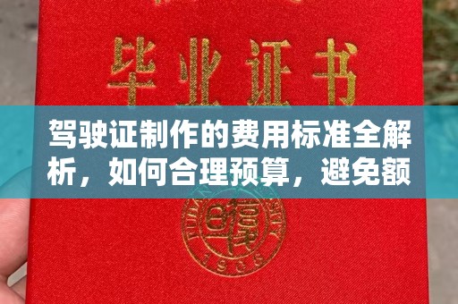 商洛驾驶证制作的费用标准全解析，如何合理预算，避免额外支出